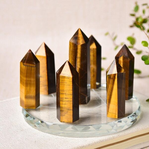 1set Seven Star Plate Natural Crystal Point Healing Stone Chakra Reiki Energy Stone Magic Obelisk 12cm Pedestal Home Decor - Avsso