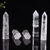 250g Natural Clear Quartz Point Crystal white Tower 4-10cm Healing Stone Hexagonal Prisms Obelisk wand home Decor
