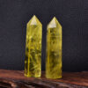 Crystal Point~26 Color Natural Stones Crystal Point~ Wand Amethyst Rose Quartz Healing Stone Energy Ore Mineral Crafts Home Decoration 1PC