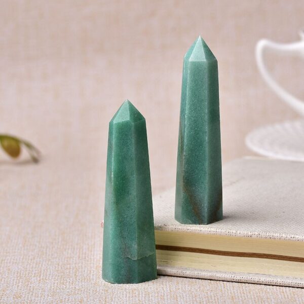 Crystal Point~26 Color Natural Stones Crystal Point~ Wand Amethyst Rose Quartz Healing Stone Energy Ore Mineral Crafts Home Decoration 1PC