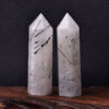 Crystal Point~26 Color Natural Stones Crystal Point~ Wand Amethyst Rose Quartz Healing Stone Energy Ore Mineral Crafts Home Decoration 1PC