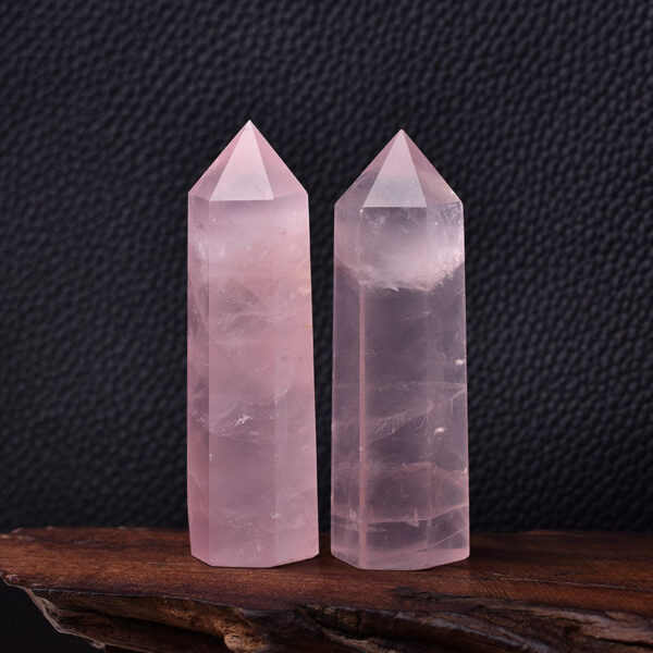 Crystal Point~26 Color Natural Stones Crystal Point~ Wand Amethyst Rose Quartz Healing Stone Energy Ore Mineral Crafts Home Decoration 1PC