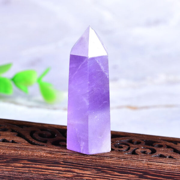 Crystal Point~26 Color Natural Stones Crystal Point~ Wand Amethyst Rose Quartz Healing Stone Energy Ore Mineral Crafts Home Decoration 1PC