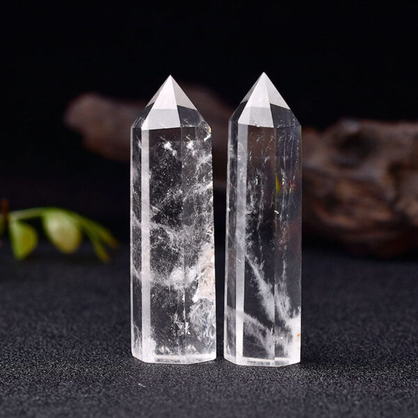 Crystal Point~26 Color Natural Stones Crystal Point~ Wand Amethyst Rose Quartz Healing Stone Energy Ore Mineral Crafts Home Decoration 1PC