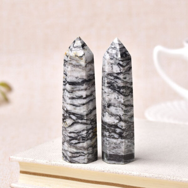 Crystal Point~26 Color Natural Stones Crystal Point~ Wand Amethyst Rose Quartz Healing Stone Energy Ore Mineral Crafts Home Decoration 1PC