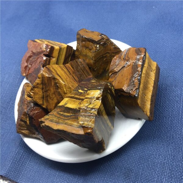 Crystal Healing~2pcs Natural crystal  tiger eye Tumbled Stone Rock Quartz Rough Minerals Specimen Gemstone Reiki Chakra Decor gift