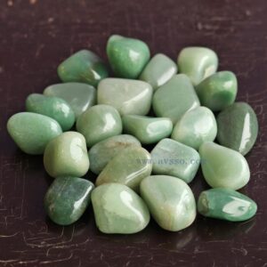 Crystal Healing~Aventurine, Green Tumbled Stone
