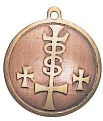 Magickal Charm for Strength, Power, Riches Pendant Amulet Talisman