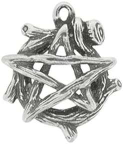 Enchanted Jewelry Wood Pentagram Wicca Practical Magick Charm Pendant Amulet Talisman