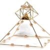 Buddha Maitreya~Meditation Pyramid for Healing - Amplified Solar Orb Solar Form Capstone & 16 Etheric Weavers