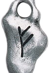 Feoh Rune Charm for Wealth and Good Fortune Talisman Amulet Pendant