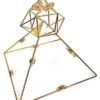 Monastic Healing~Meditation Pyramid for Healing - with Amplified Solar Orb Solar Form Capstone & 8 Etheric Weavers