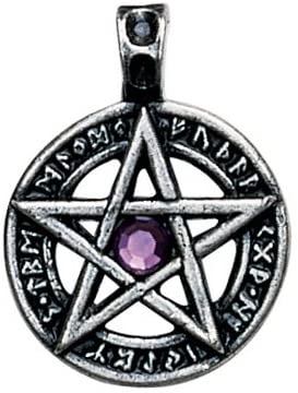Nordic Lights Runic Pentagram for Achievement of Desires Amulet Talisman Charm