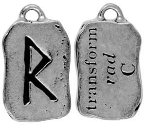 Enchanted Jewelry Rad Rune Charm for Transformation Talisman Amulet Pendant …