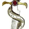 Galraedia Pendant Dagger of Sea for Victory Over Secret Enemies Charm Amulet Talisman