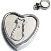 Purrfect Heart Keepsake Love Vial Memory Pendant Amulet Talisman Charm