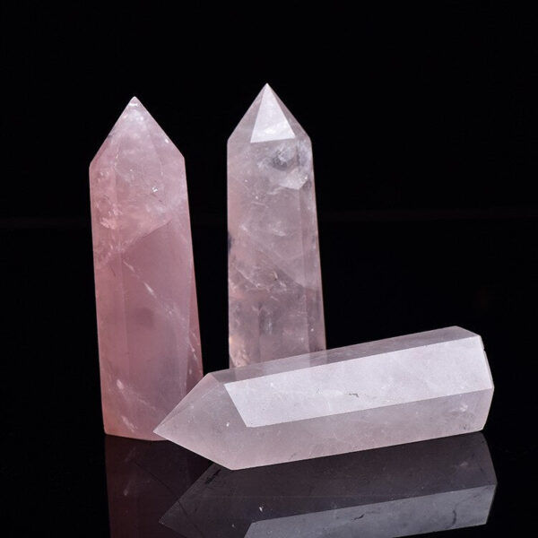 5 to 7cm Crystal Point Natural Stones Tower Clear Quartz Amethyst Healing Stone Energy Ore Mineral Obelisk Wand Home Ornaments