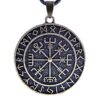 Norse Viking Compass Vegvisir Necklace
