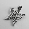 Sterling Silver Small Butterfly Pentacle Pendant