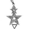 Sterling Silver 2nd Degree Pentagram Pentacle Pendant