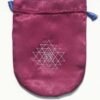 Purple Satin Shri Yantra Tarot/Rune Bag
