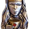 Galraedia Pendant Chalice of Chia for Seeing into the Minds of Others Charm Amulet Talisman