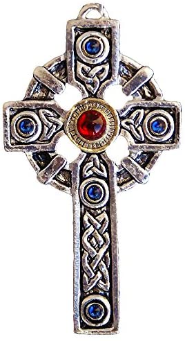 Galraedia Pendant Crux Cross for Wining Against All Odds Charm Amulet Talisman