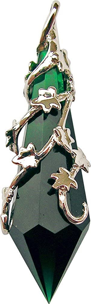 Enchanted Jewelry Hedera Helix Crystal Keeper Pendant for Faithfulness & Good Friendships - by Anne Stokes