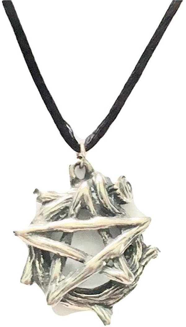 Enchanted Jewelry Wood Pentagram Wicca Practical Magick Charm Pendant Amulet Talisman