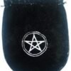 Black Velvet Pentagram Tarot/Rune Bag