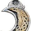 Nordic Lights Moon Pendant for Inspiration through Dreams Amulet Talisman Charm