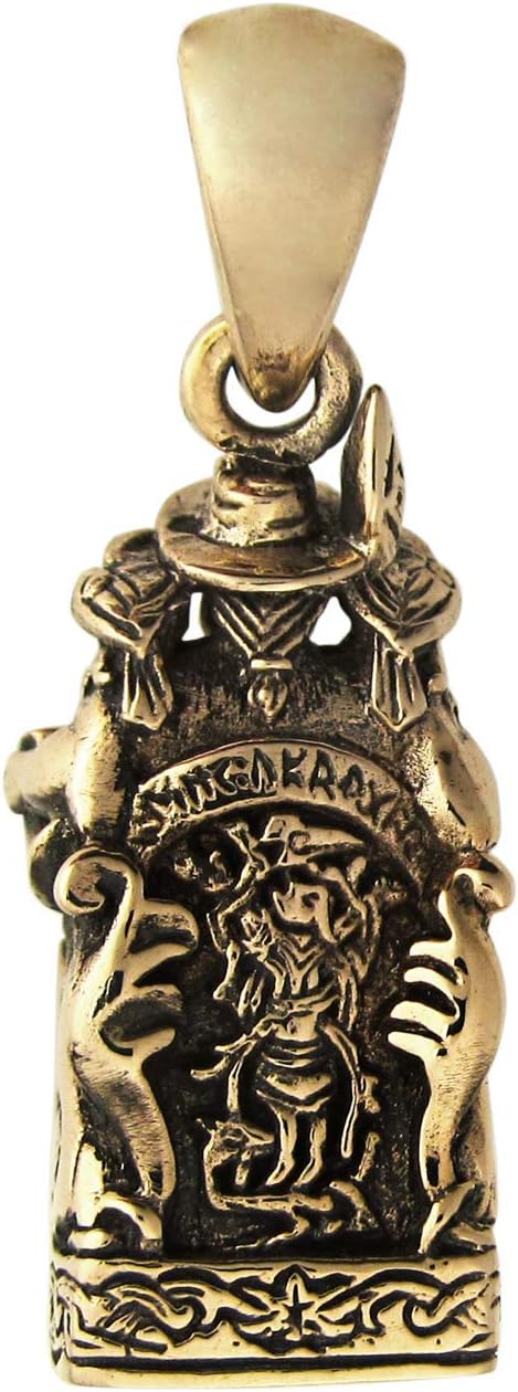 Bronze Norse Viking God Odin The All Father Pendant