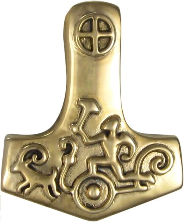 Bronze Norse Petroglyph Thor's Hammer Pendant