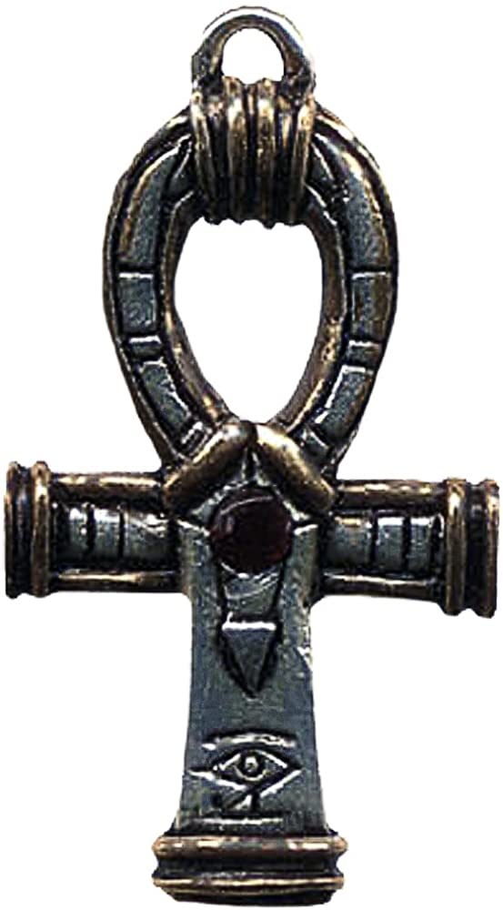 Jewels of Atum Ra Ankh Pendant Amulet Talisman for Health, Prosperity and Long Life