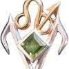 Enchanted Jewelry Briar Libera Peridot Pendant for Release Negativity Clearing Talisman Amulet Charm