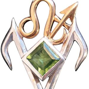 Enchanted Jewelry Briar Libera Peridot Pendant for Release Negativity Clearing Talisman Amulet Charm