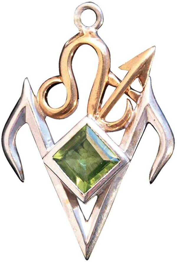 Enchanted Jewelry Briar Libera Peridot Pendant for Release Negativity Clearing Talisman Amulet Charm