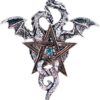 Forbidden Dragonstar Gothic Pendant Amulet Talisman for Balance and Stability (FB7)