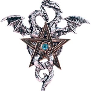Forbidden Dragonstar Gothic Pendant Amulet Talisman for Balance and Stability (FB7)