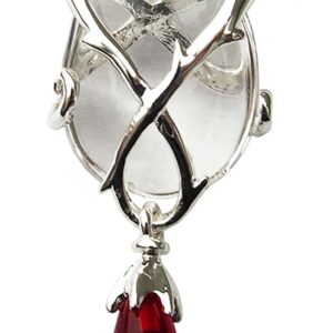 Enchanted Jewelry Rose Thorn Crystal Keeper Pendant for Perfect Love & Partnership - by Anne Stokes