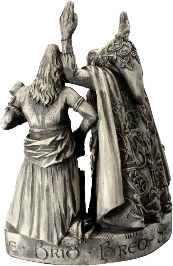 Celtic Goddess Brigid Brigit Statue Stone Finish