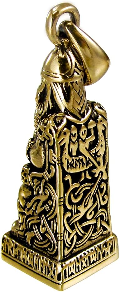 Bronze Norse God of Thunder Thor Pendant