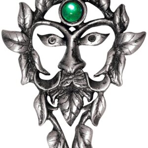 Enchanted Jewelry Greenwood's Green Man for Natural Magic Pendant Talisman Amulet