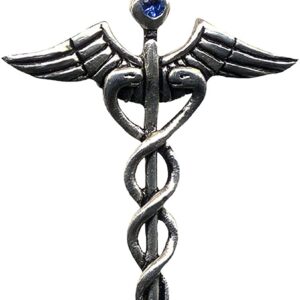 Jewels of Atum Ra Caduceus Pendant Amulet Talisman for Healing Ability