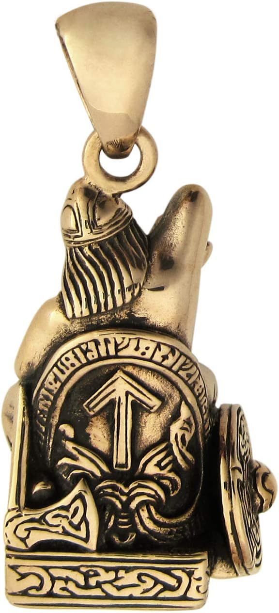 Bronze Norse Tyr God of War Pendant