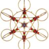 Buddha Maitreya~Crystal Healing Tool - Planetary Sky Shambhala Star - Copper Wire