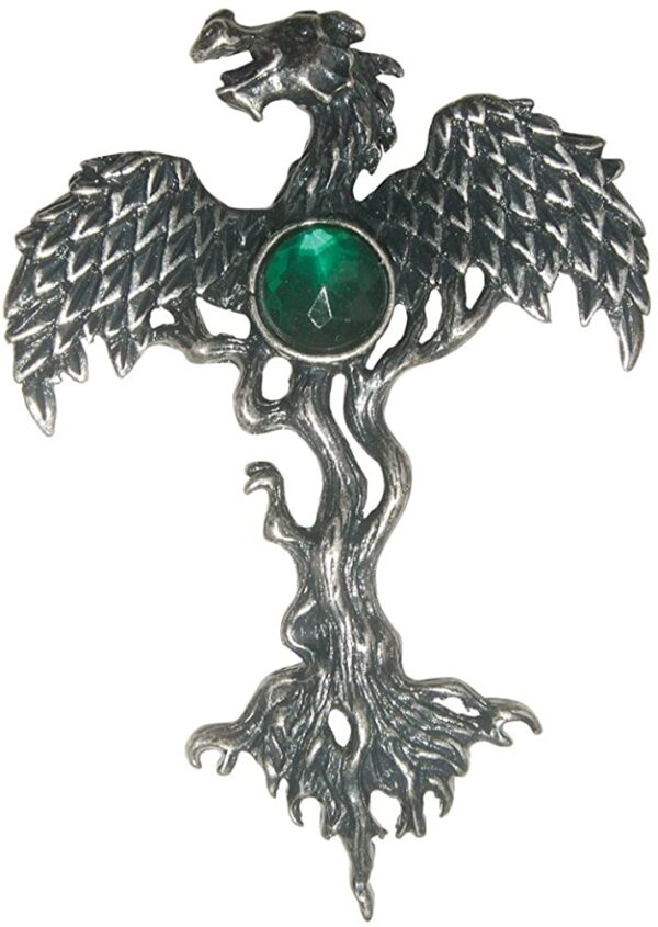 Enchanted Jewelry Greenwood's The Dragon Tree for Shielding from Danger Pendant Talisman Amulet