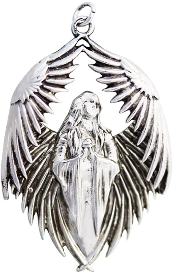 Prayer for the Fallen for Remembrance by Anne Stokes Charm Amulet Talisman Pendant