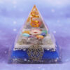 Reiki Pyramid~7 Chakra Crystal Stones Orgone Pyramid Generator Energy Accumulator Orgonite Reiki Pyramid For Positive
