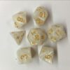 Crystal Set~7 Pcs/set  Multifaceted Dice D&d D4 D6 D8 D10 D12 D20 Polyhedral TRPG Games Dice Set Board Game Entertainment Dice